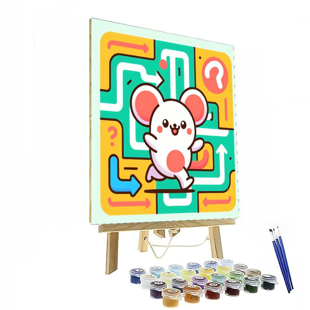 Mystery Maze Adventure Paint By Numbers