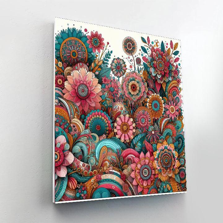 Bohemian Bloom Painting By Numbers Kit