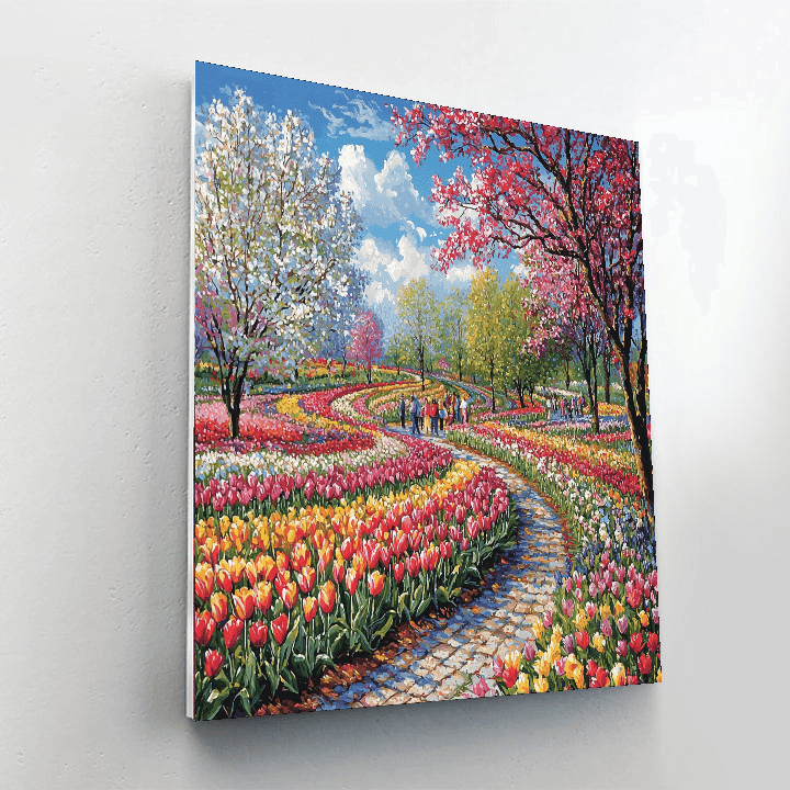 Keukenhof Gardens - Lisse, Netherlands Numbered Painting Kits