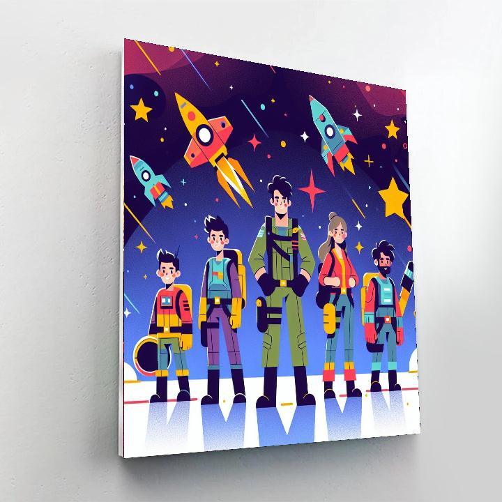 Galaxy Guard Adventure Number Painting
