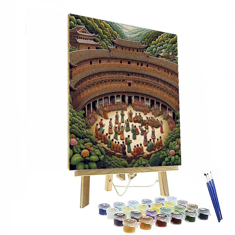 Fujian Tulou Open Festival - China Paint By Color