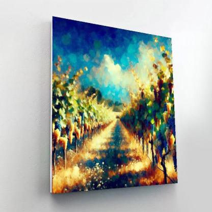 Summer Vineyard Escape Paint By Numbers Art