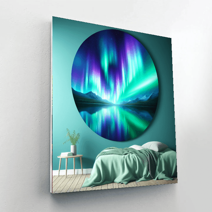 Dazzling Aurora Borealis Paint By Number