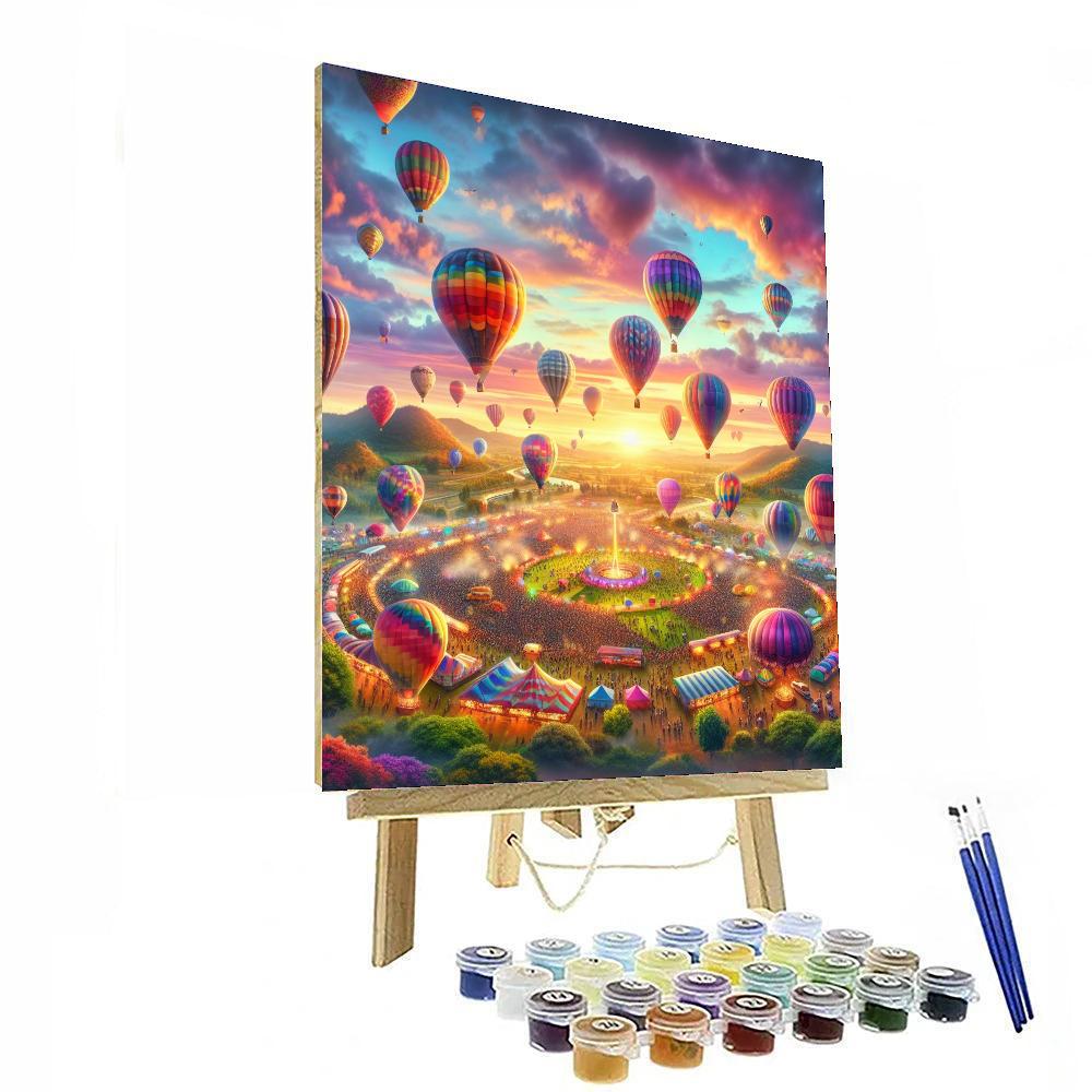 Baloon Fiesta DIY Paint By Numbers