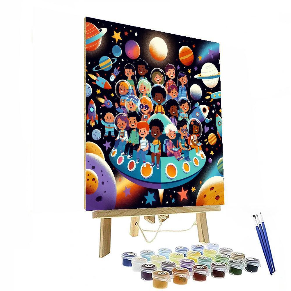 Galaxy Voyager Adventure Paint By Color