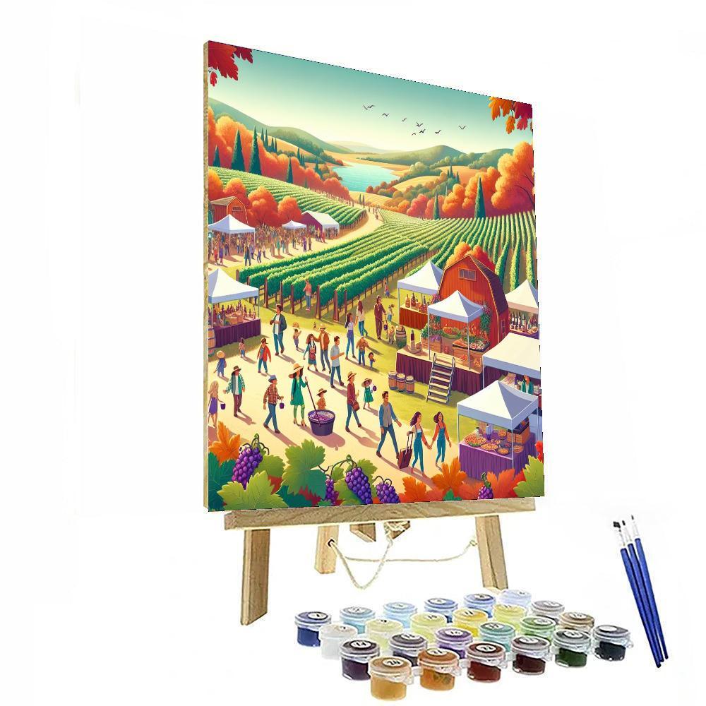 Napa Valley Harvest Festival - Napa Valley, California, Usa Numbered Painting Kits