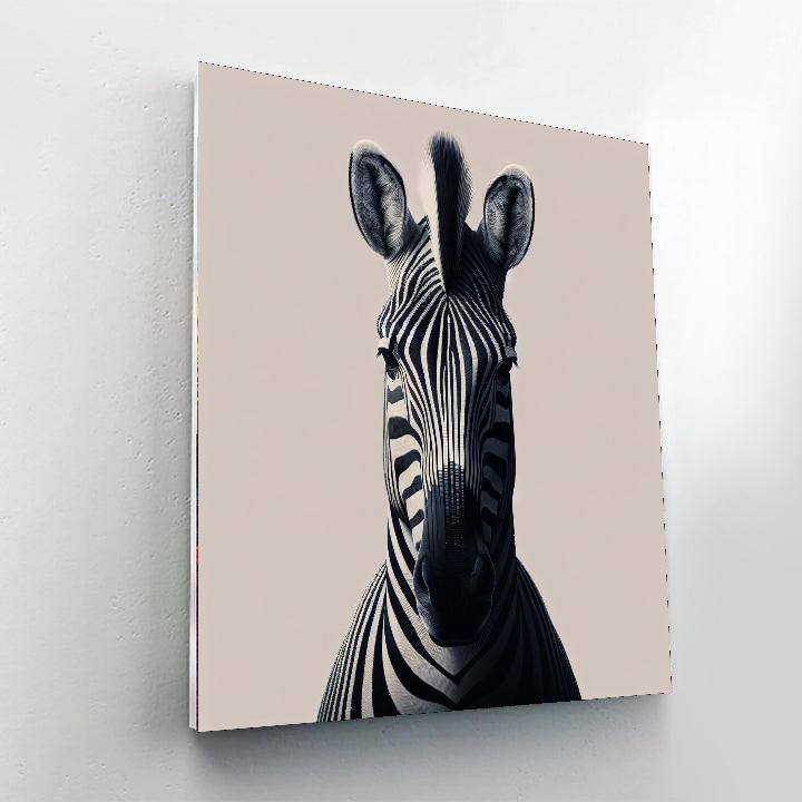 Zebra's Stripes Enigma DIY Paint By Numbers