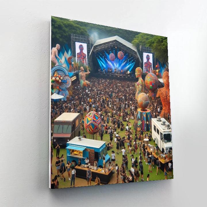 Lollapalooza Berlin Paint By Numbers Kits