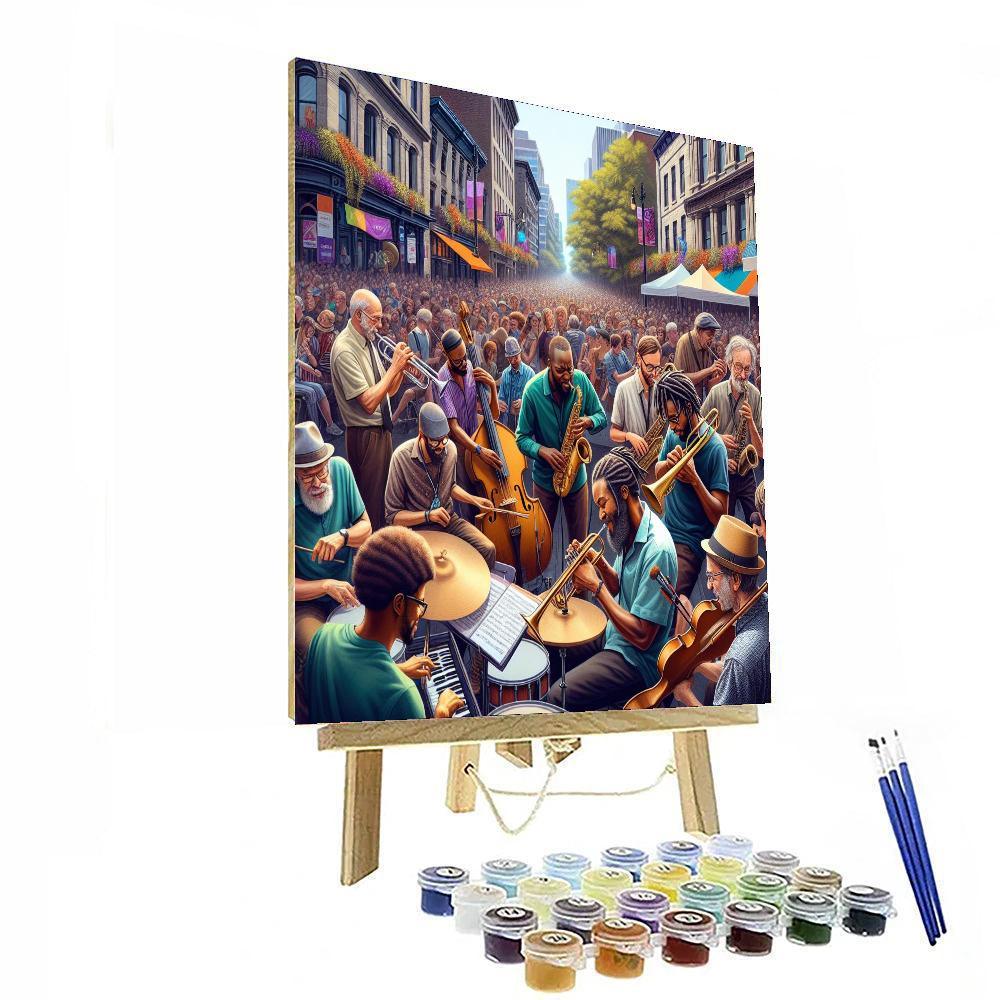 International Jazz Festival - Montreal, Canada Painting Number Kit