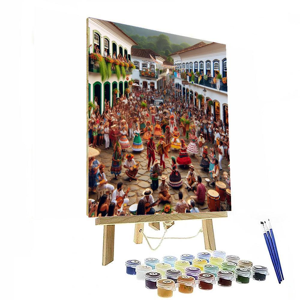 O Festival Do Folclore Painting By Numbers Kit