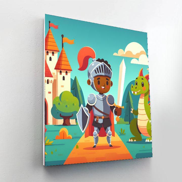 Fantasy Knight's Quest Number Painting