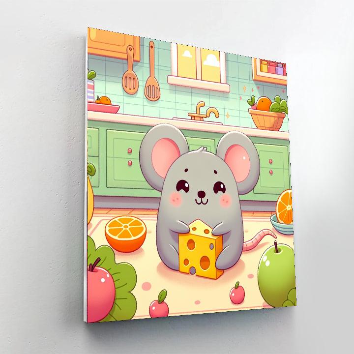 Joyful Mouse Paint By Number