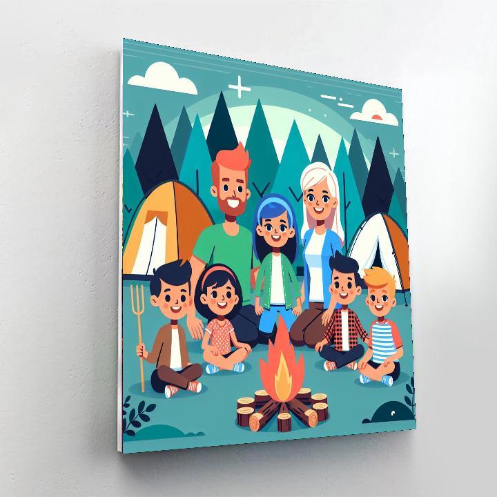 Wilderness Camping Retreat Paint By Numbers