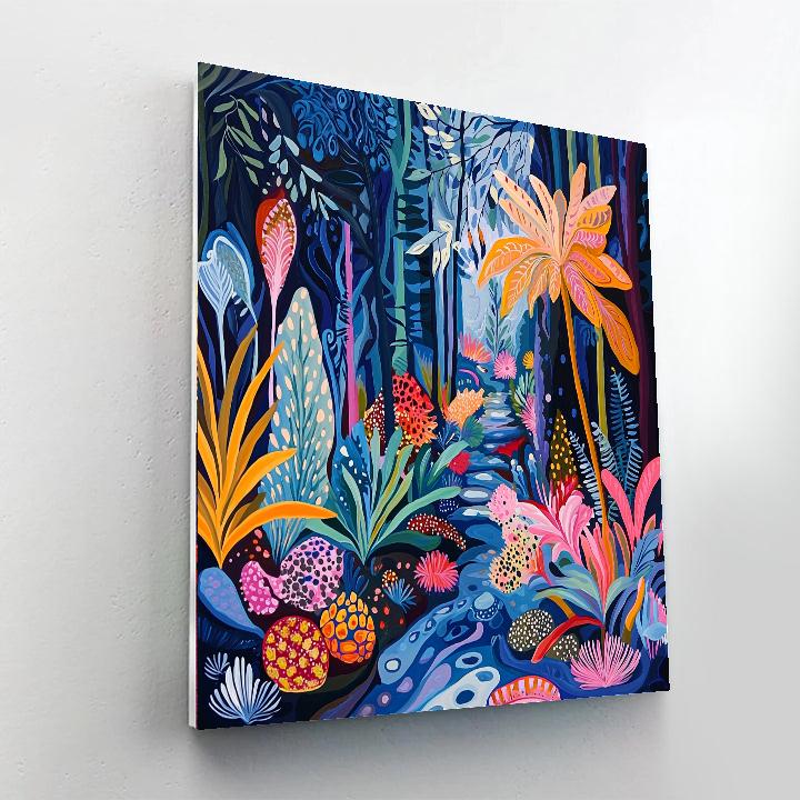 Salvador Dalí Inspired Cosmic Garden Exploration  Paint By Numbers Kits
