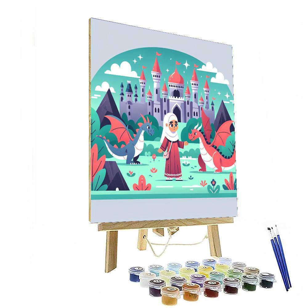 Dragon's Kingdom Quest Paint By Numbers Kits