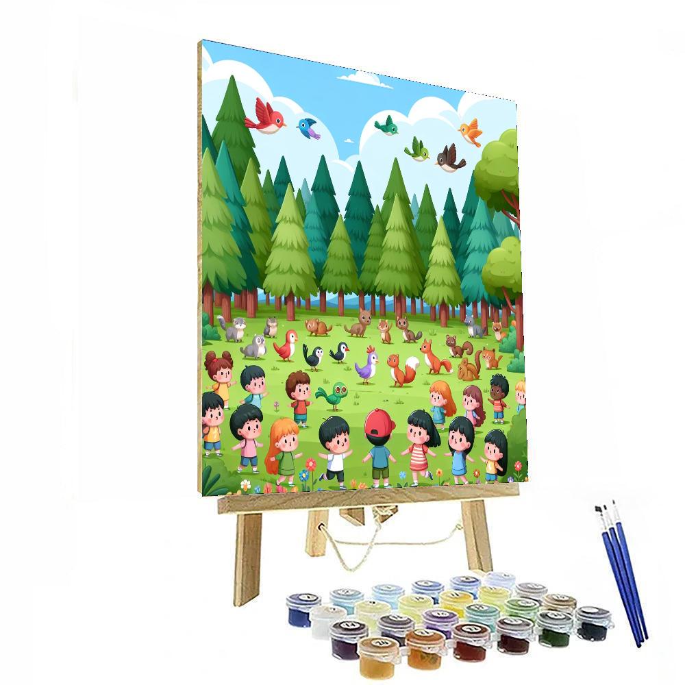 Forest Explorer's Club Painting Number Kit