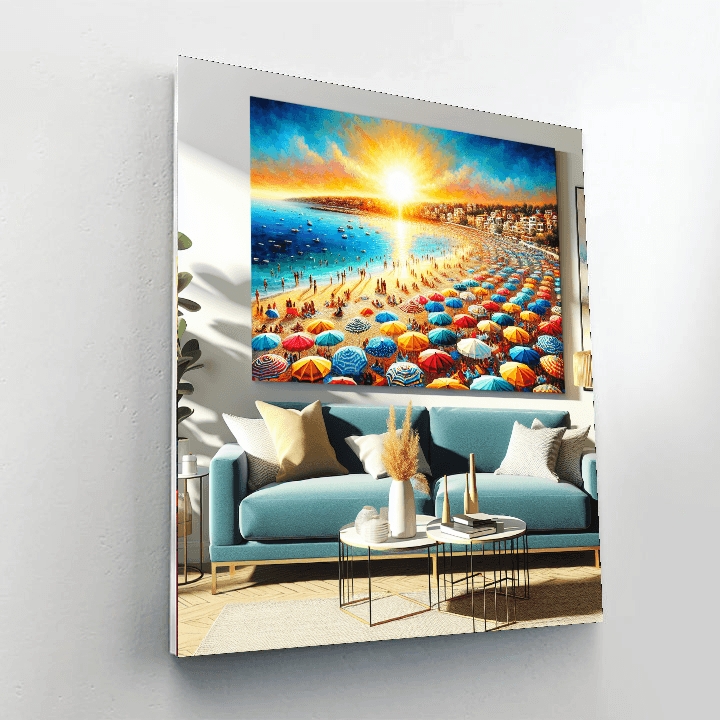 Charming Beach Day Numbered Painting Kits