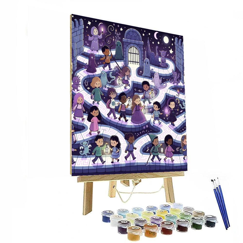 Mystical Maze Challenge Paint By Number