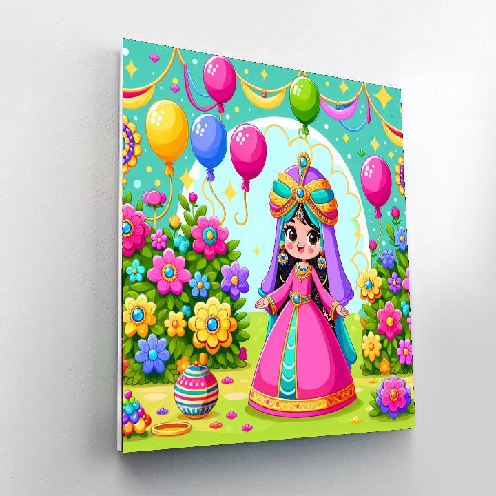 Princess's Royal Garden Party Number Painting