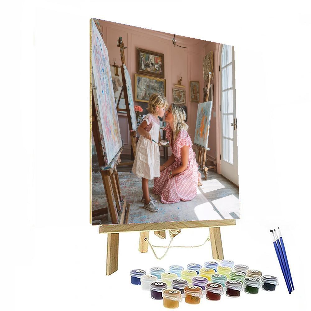 Sweet Afternoon Canvas Paint By Color