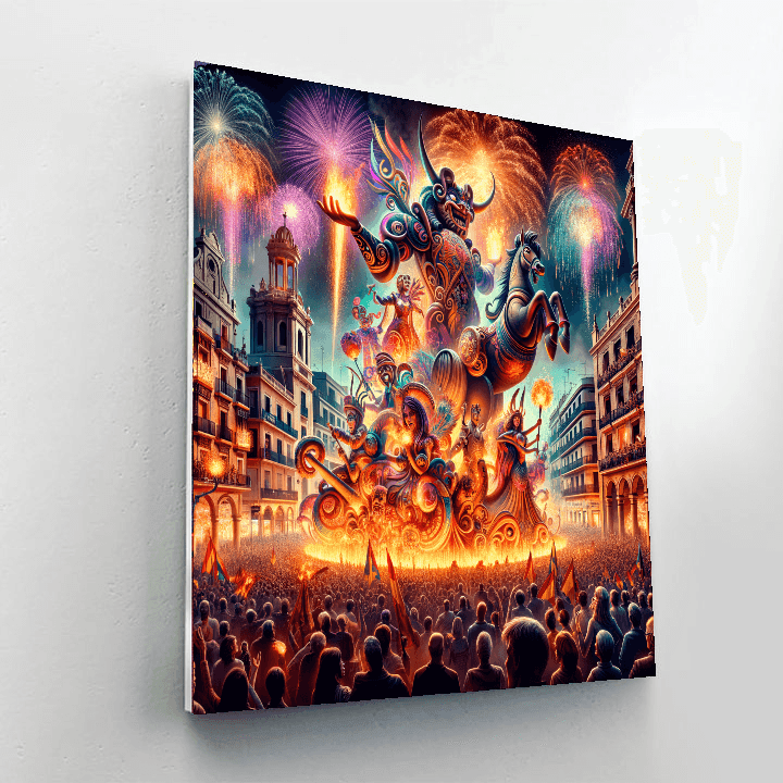 Las Fallas - Valencia Painting By Numbers Kit