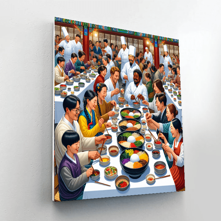 Korea’s Jeonju Bibimbap Festival DIY Paint By Numbers