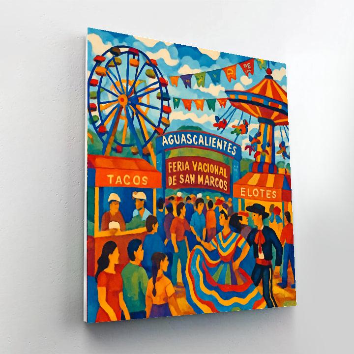 Feria Nacional De San Marcos - Aguascalientes Number Painting