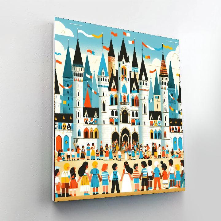 Historic Castle Quest Paint By Numbers Kits