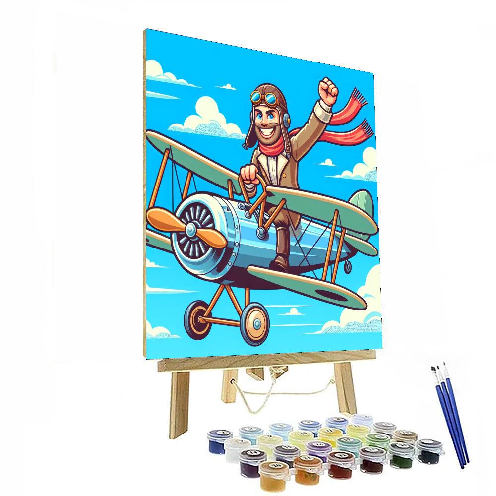 Aviator Dream Flights Paint By Numbers Kits