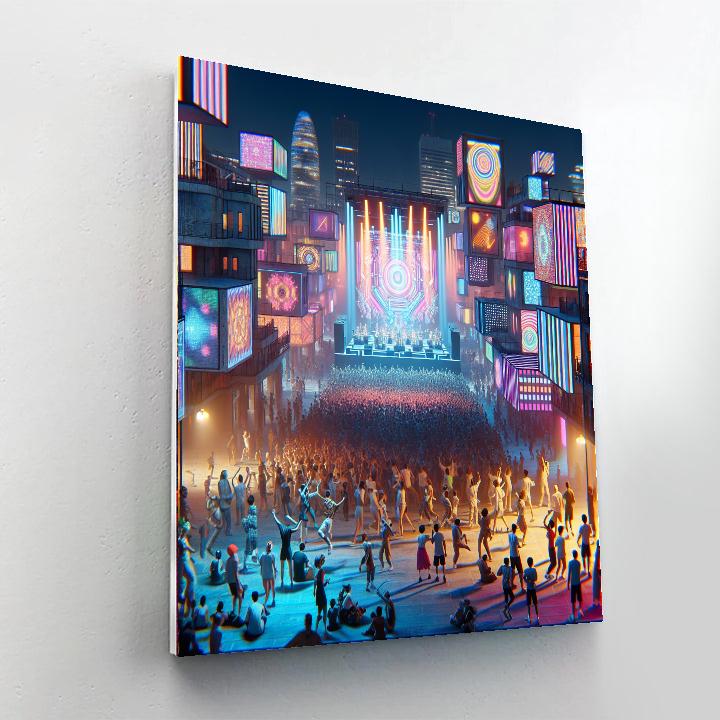 Sonar Festival - Barcelona Painting Number Kit