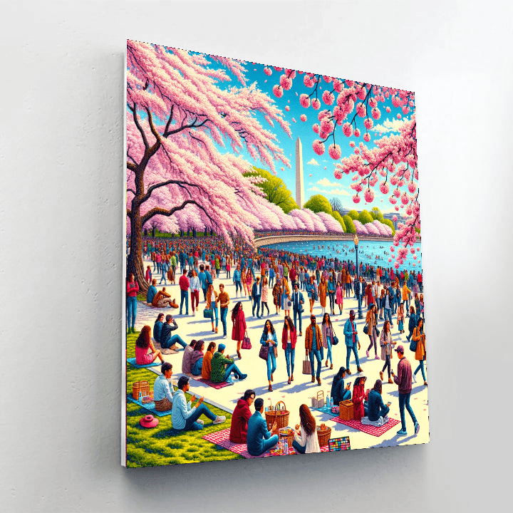 The National Cherry Blossom Festival Paint By Color