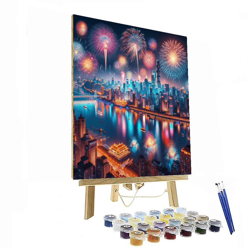 Macau International Fireworks Display Contest - Macau Paint By Color