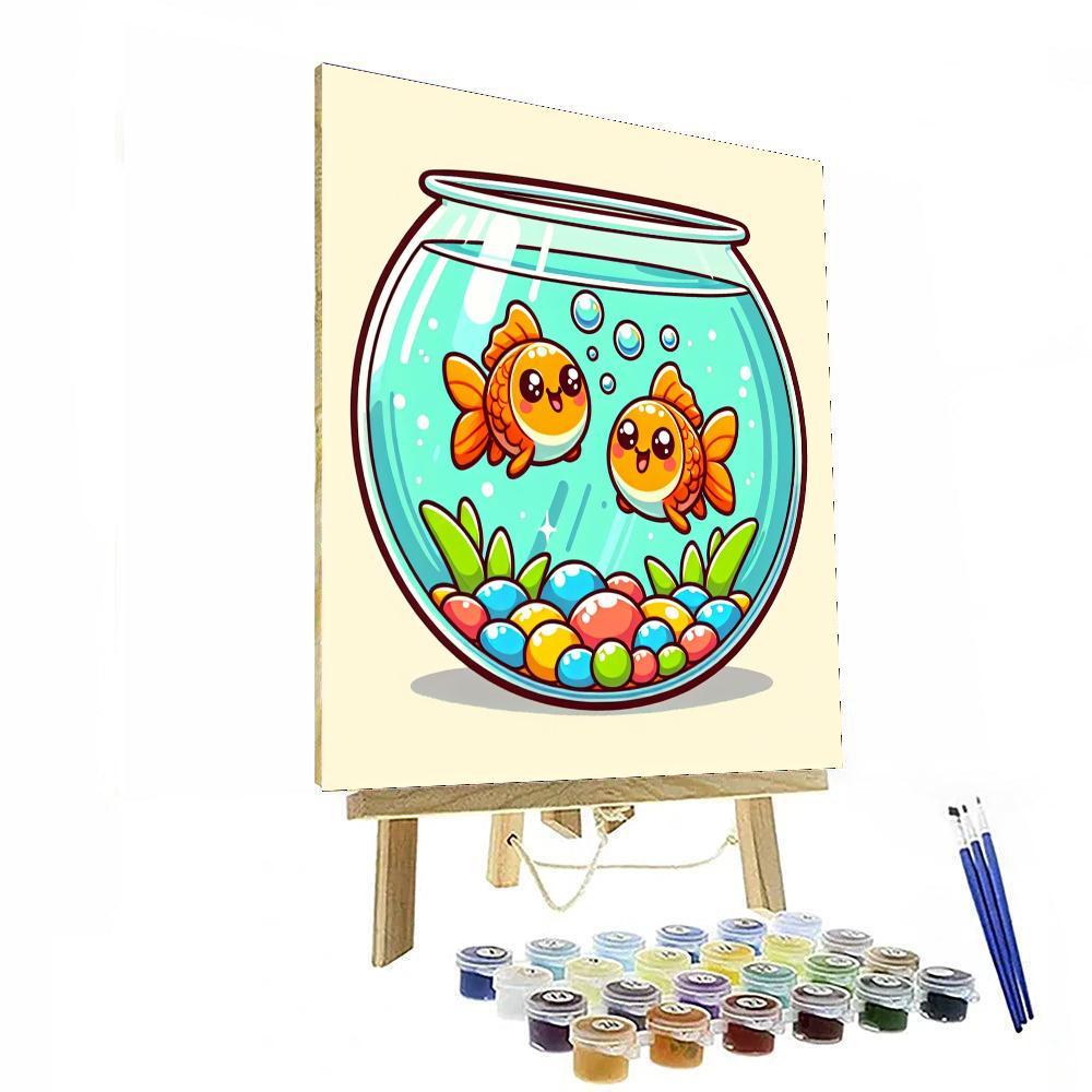 Giddy Goldfish Paint By Number