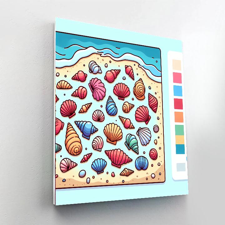 Shimmering Shells Paint By Numbers Kits