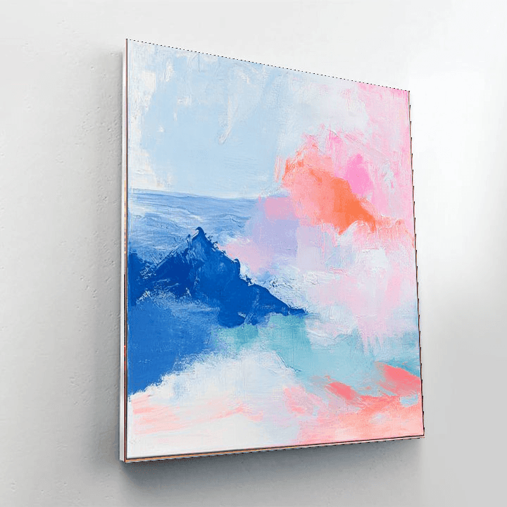Helen Frankenthaler Inspired Emotional Horizon  Painting By Numbers Kit