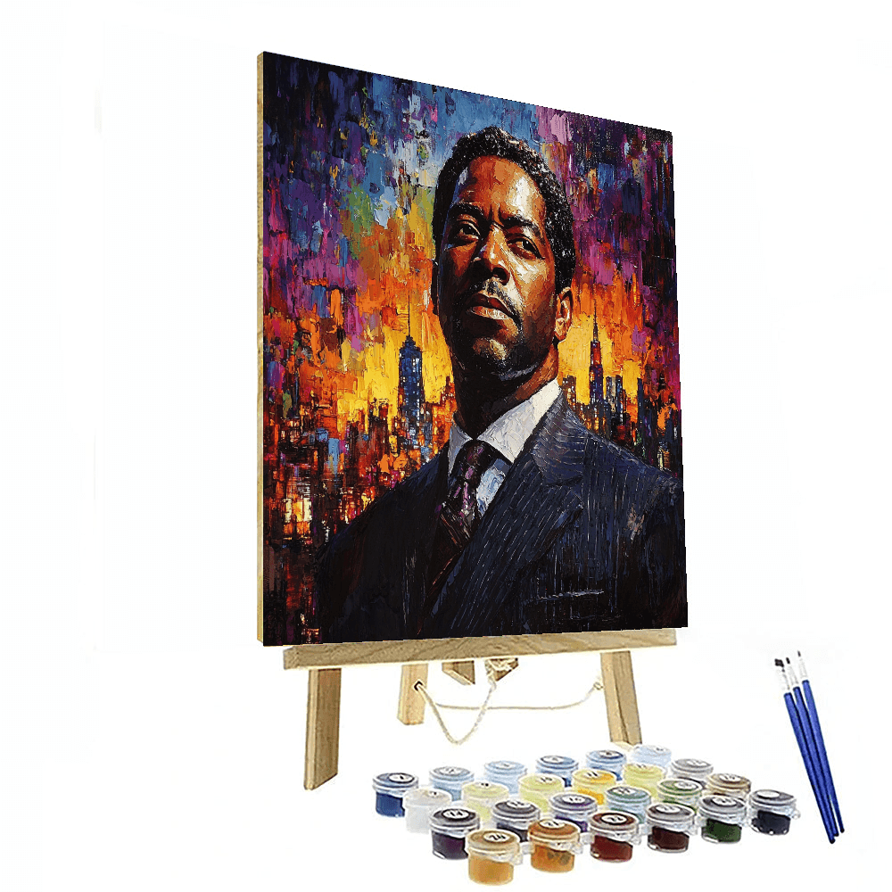 Denzel Washington: The Powerful Voice Of A Generation Paint By Numbers
