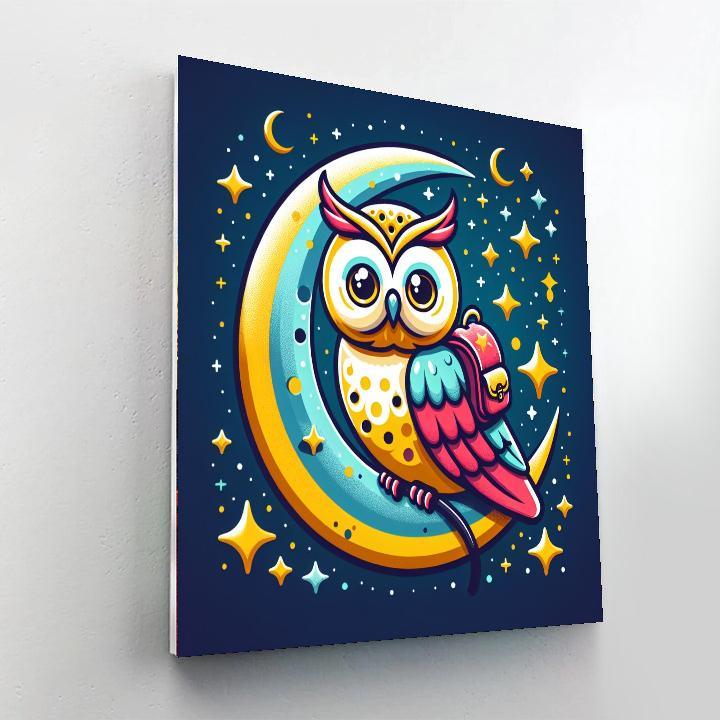 Adventure Owl Paint By Color
