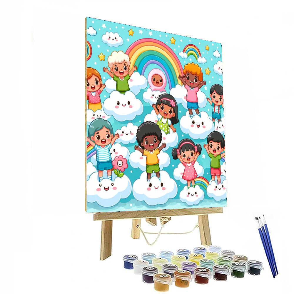 Adventure In The Cloud Kingdom Paint By Number