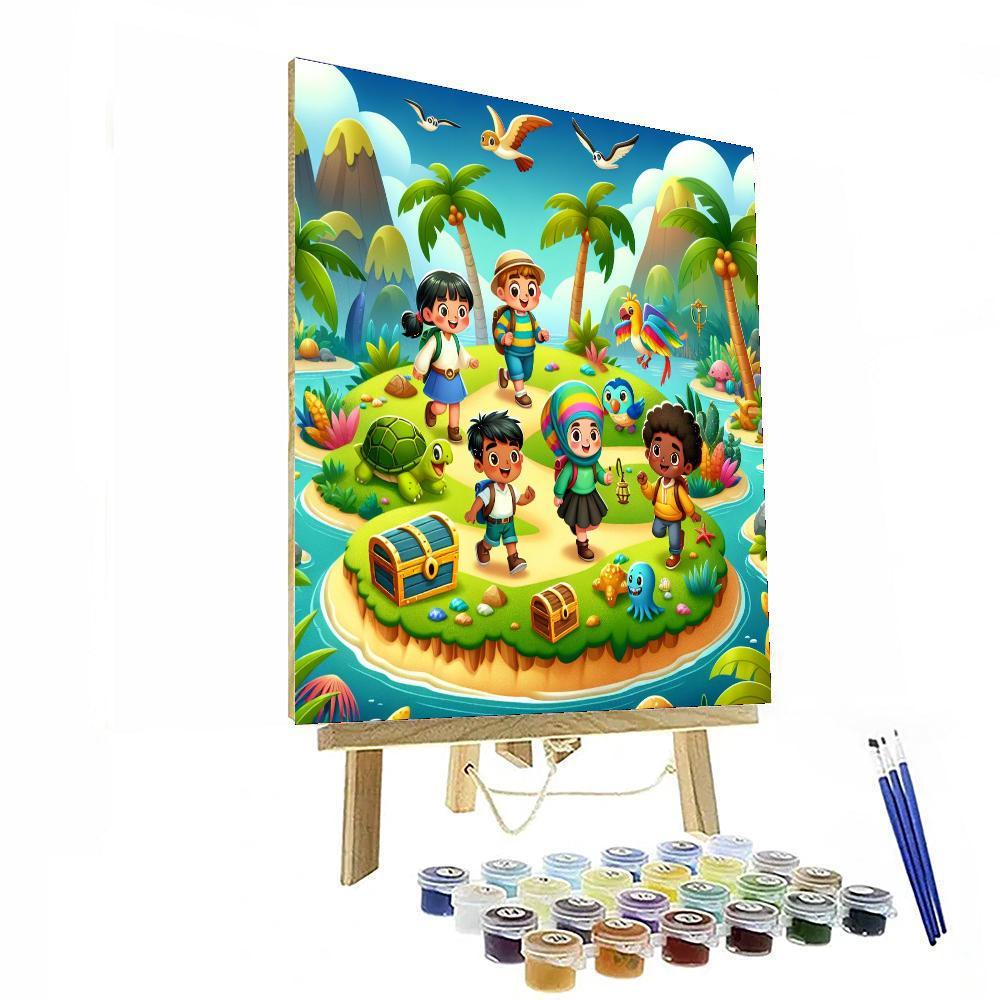 Mystical Island Expedition Painting Number Kit