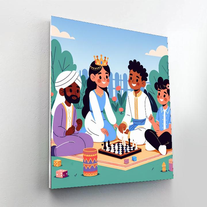 Royal Picnic Adventure Number Painting