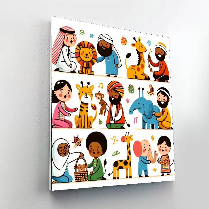 Doodle Zoo Number Painting