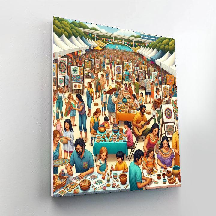 Festival Of The Arts Painting Number Kit