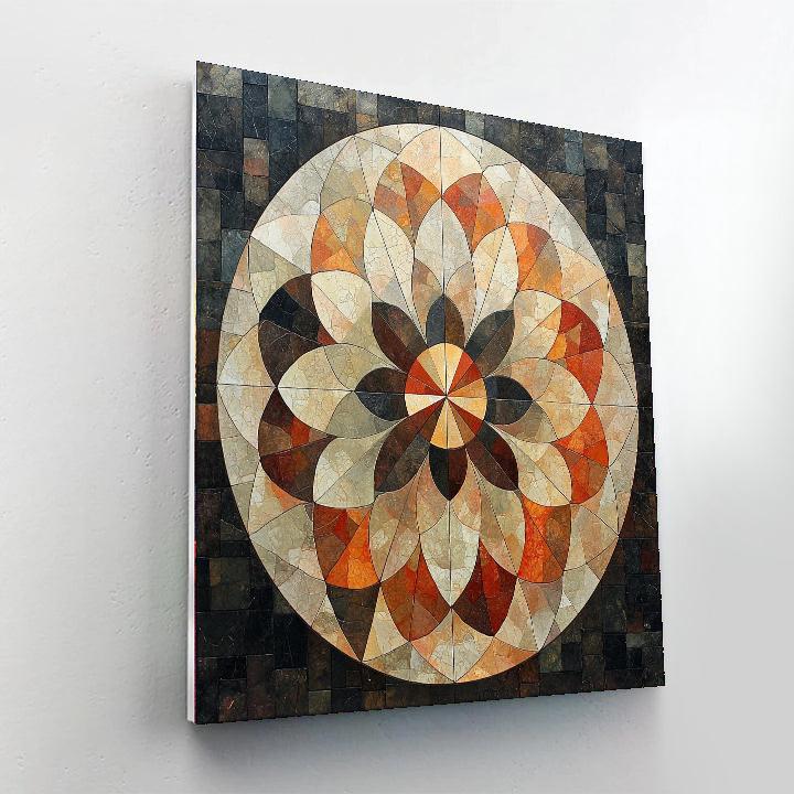 Michelangelo Inspired Sacred Symmetry  Paint By Numbers