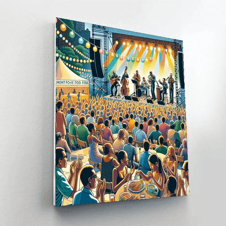 Kuala Lumpur International Jazz Festival Paint By Color