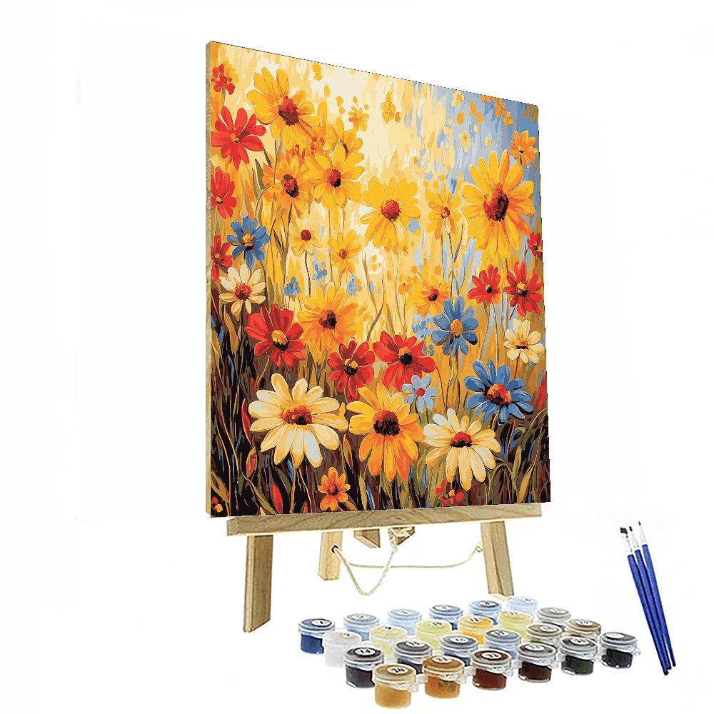 Vincent Van Gogh Inspired Wildflower Dreams  Paint By Numbers Kits