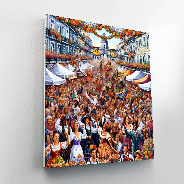 Lisbon Festas De Lisboa Paint By Numbers Kits