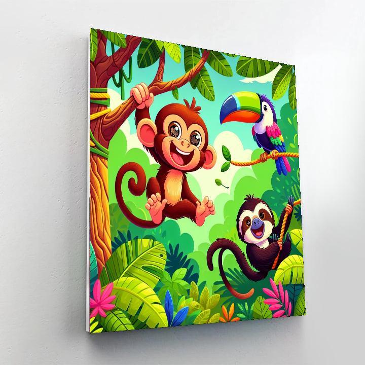 Jungle Exploration Paint By Number