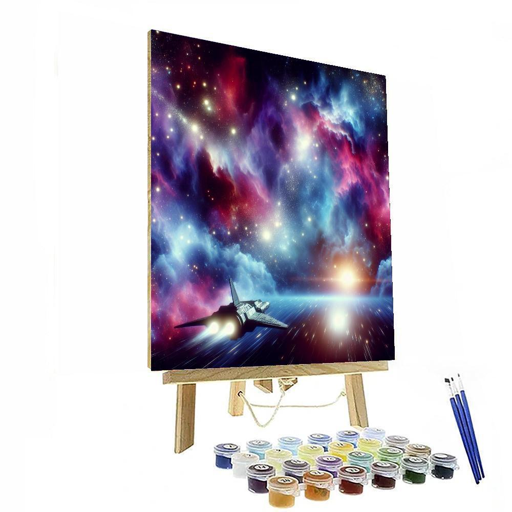 Galactic Traveler's Voyage Painting By Numbers Kit