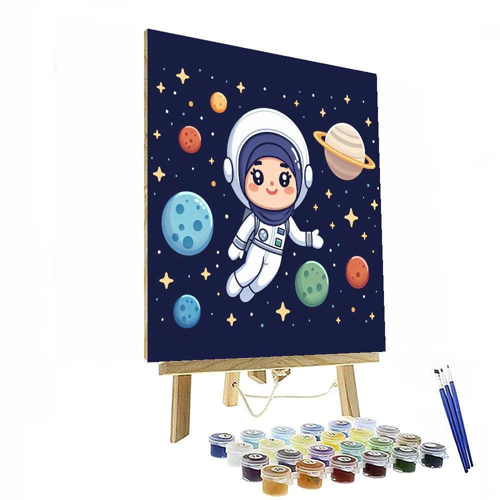 Cosmic Space Explorer Paint By Numbers