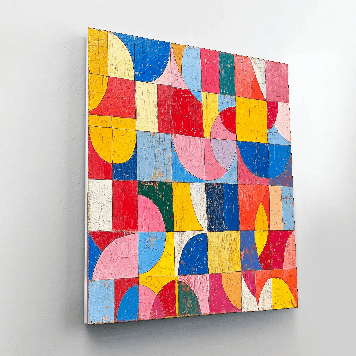 Paul Klee Inspired Patterns Of Joy  Paint By Numbers Kits